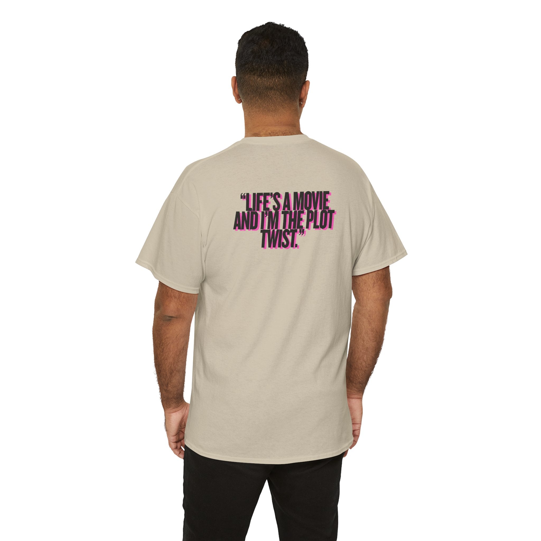 MAIN CHARACTER VIBES TEE - PLOT TWIST BEIGE