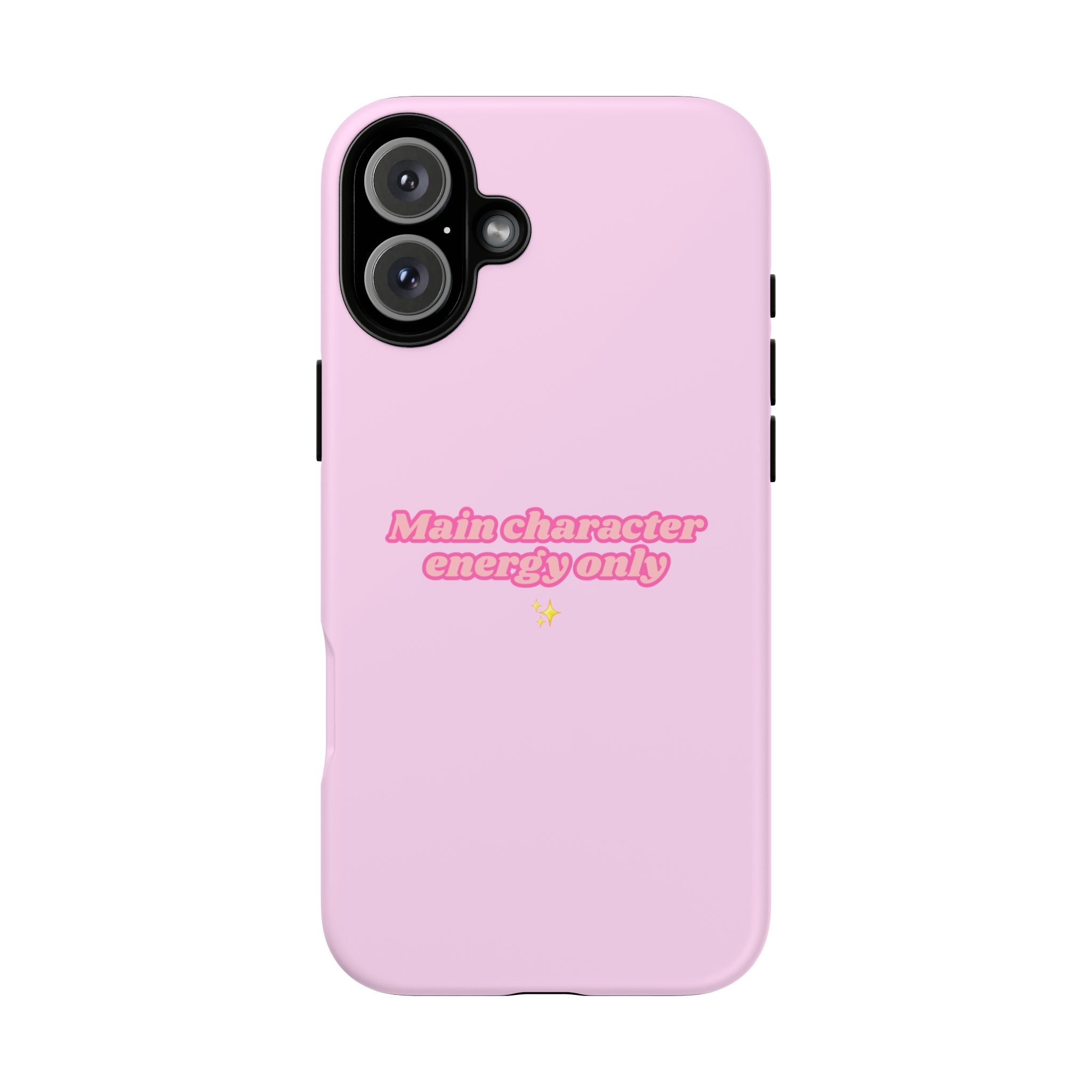 IPHONE CASE (15 - 17) - MAIN CHARACTER ENERGY ONLY