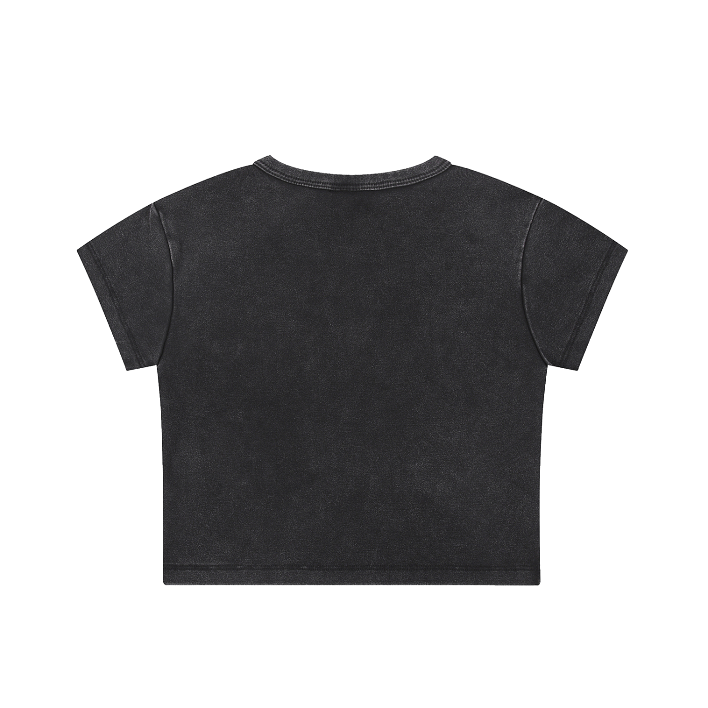 SNOW WASHED CROP TOP - BASIC