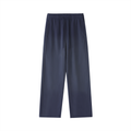 BASIC VINTAGE WASHED GRADIENT STRAIGHT-LEG SWEATPANTS NAVY BLUE