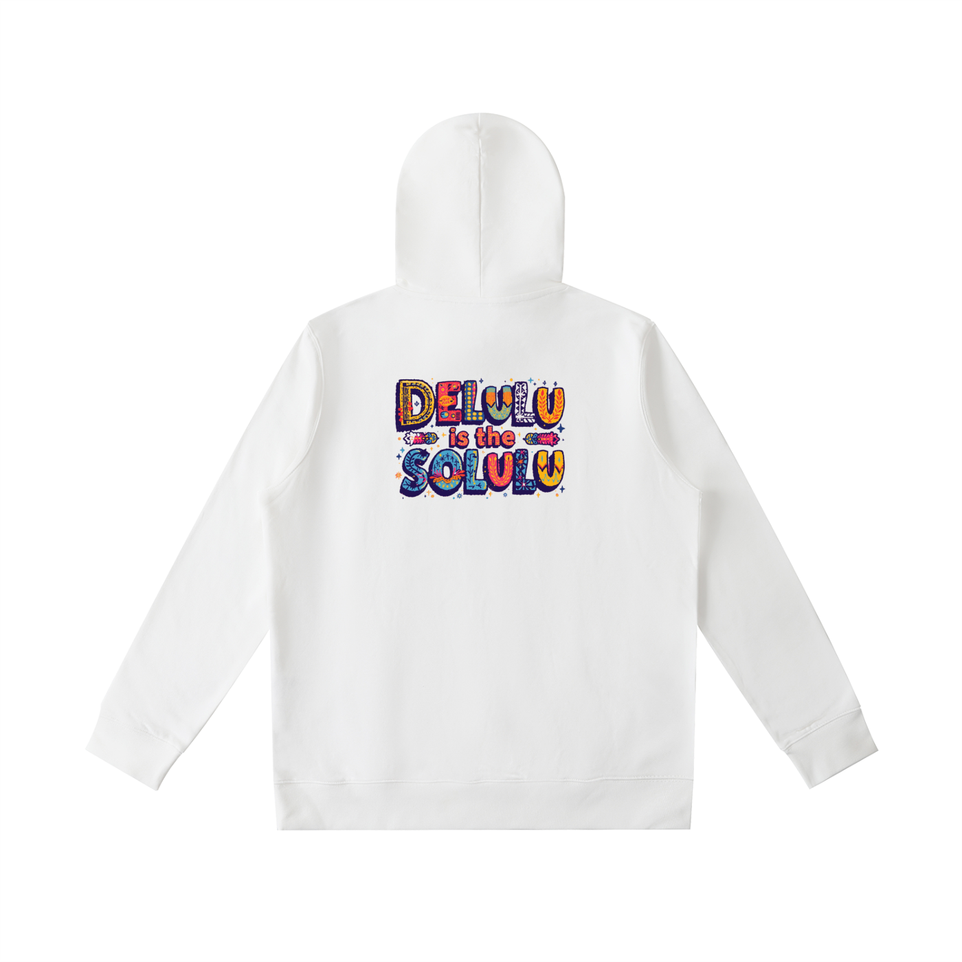 ESSENTIAL OVERSIZED HOODIE - DELULU IS THE SOLULU