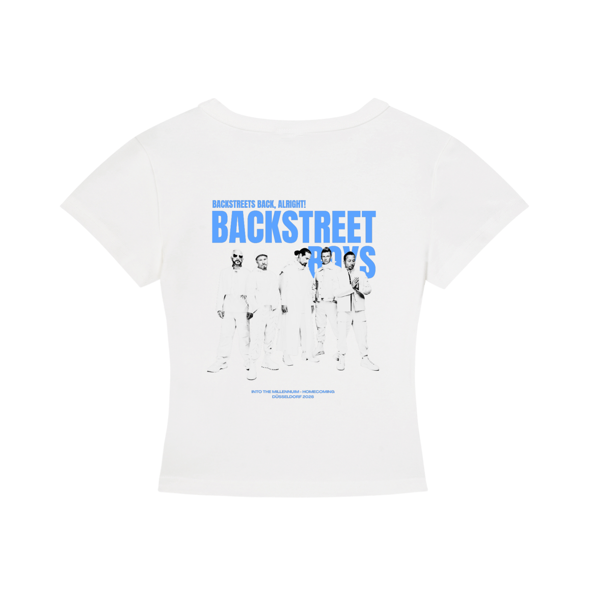 WOMEN'S CROPPED T-SHIRT - HOMECOMING DÜSSELDORF - LARGER THAN LIFE