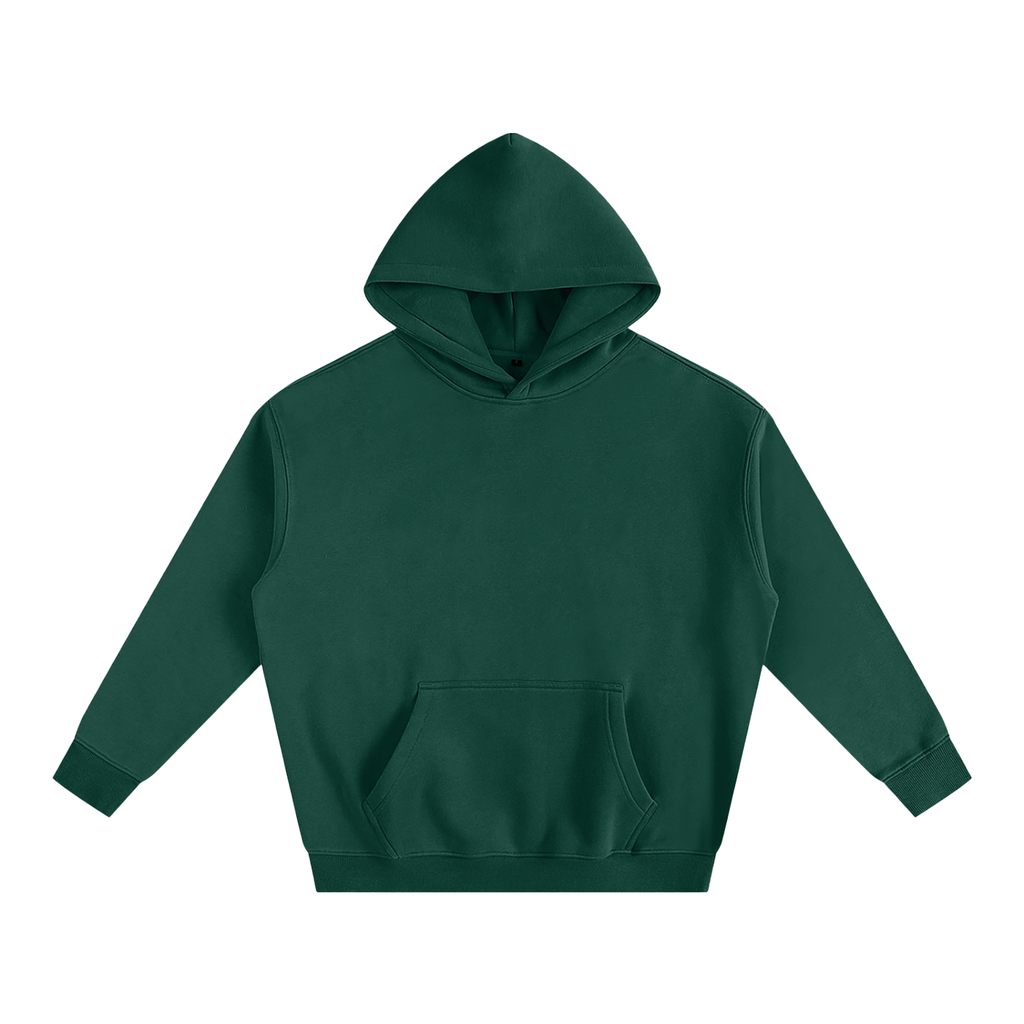 BASIC ESSENTIAL FLEECE HOODIE EDEN GREEN