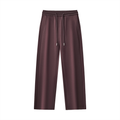 WOMAN ESSENTIAL STRAIGHT-LEG SWEATPANTS - DARK REDDISH PURPLE