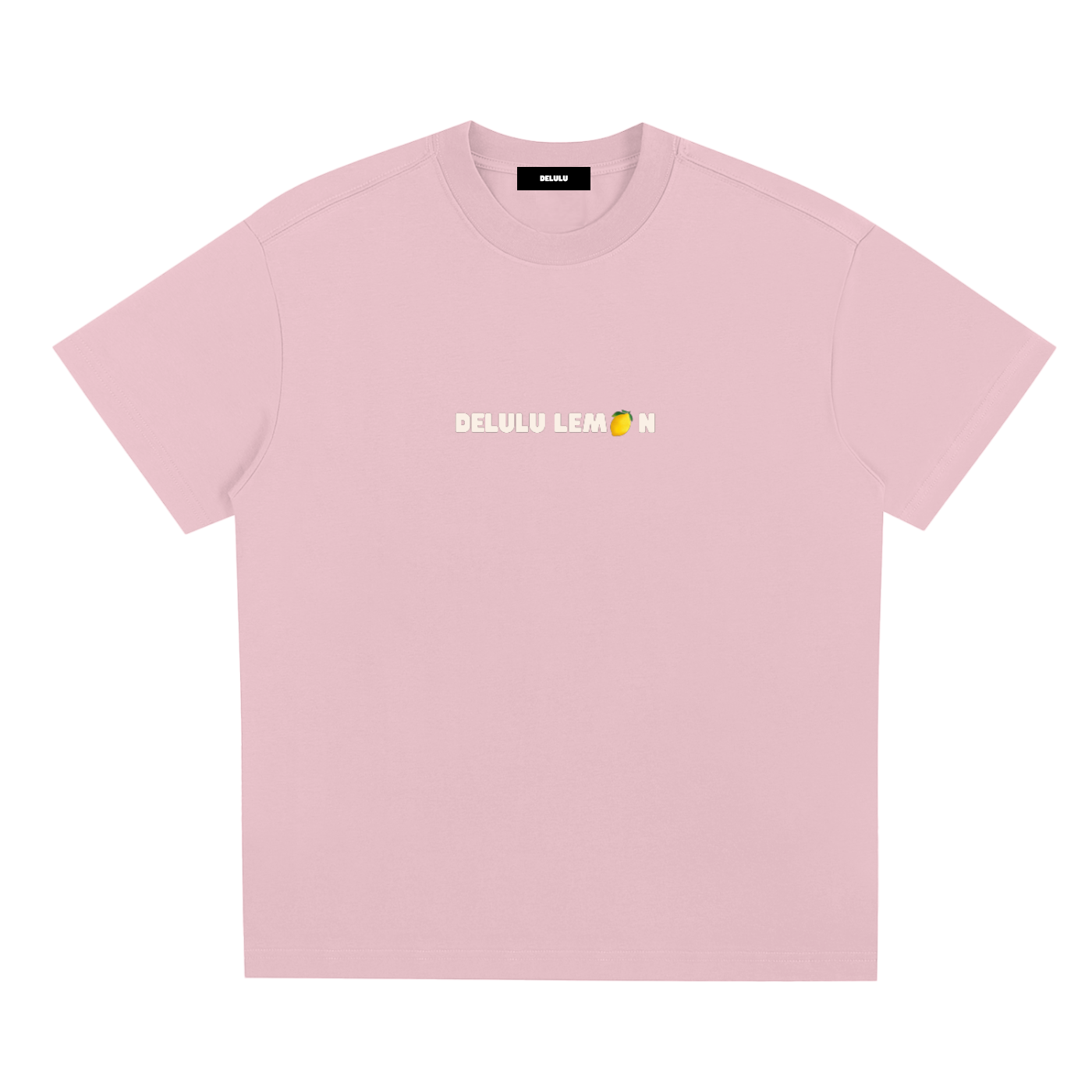 UNISEX LOOSE FIT T-SHIRT - DELULU LEMON WHITE