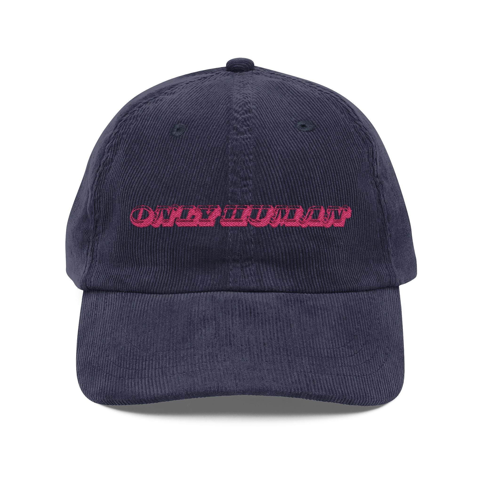 STATEMENT VINTAGE CORDUROY CAP - ONLY HUMAN