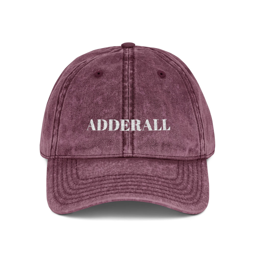 VINTAGE EMBROIDERED CAP - ADDERALL