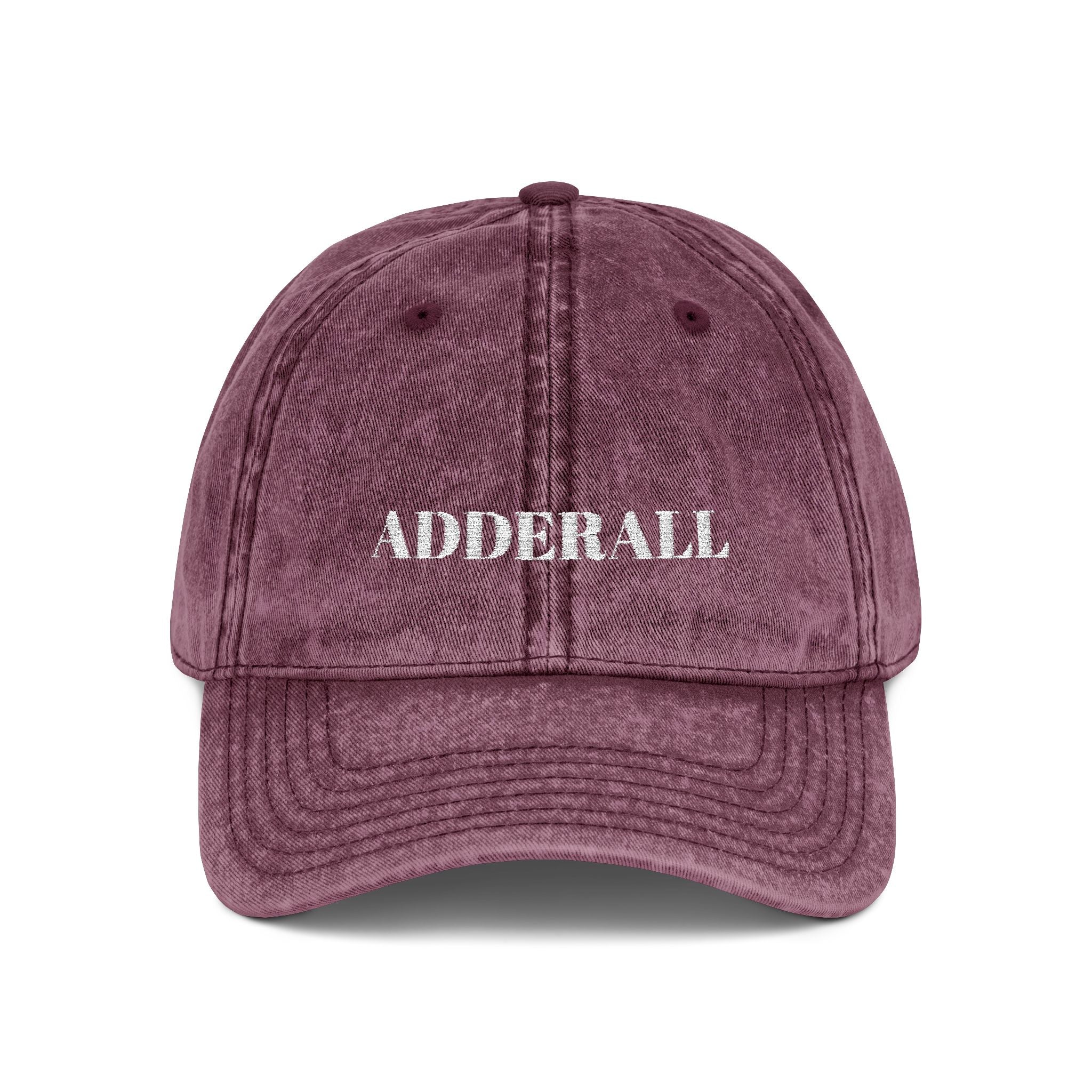 VINTAGE EMBROIDERED CAP - ADDERALL