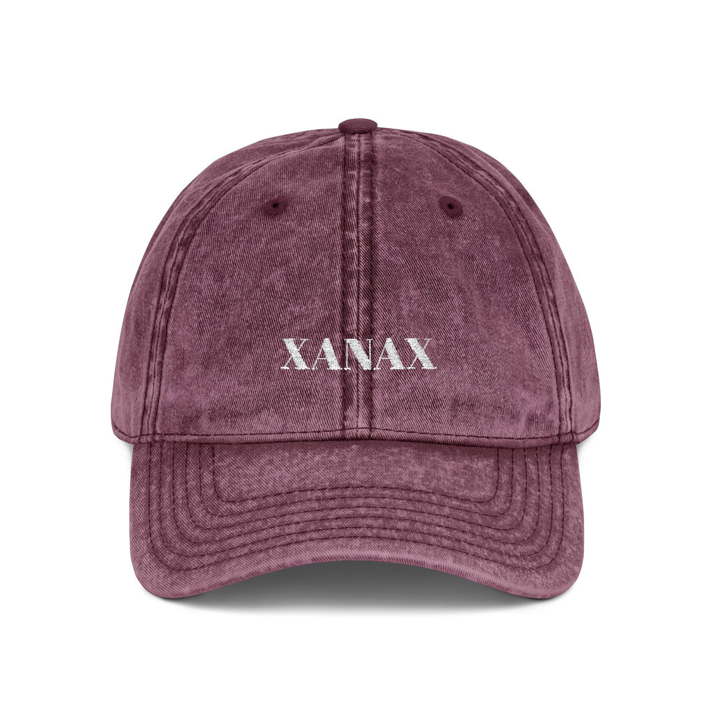 VINTAGE EMBROIDERED CAP - XANAX