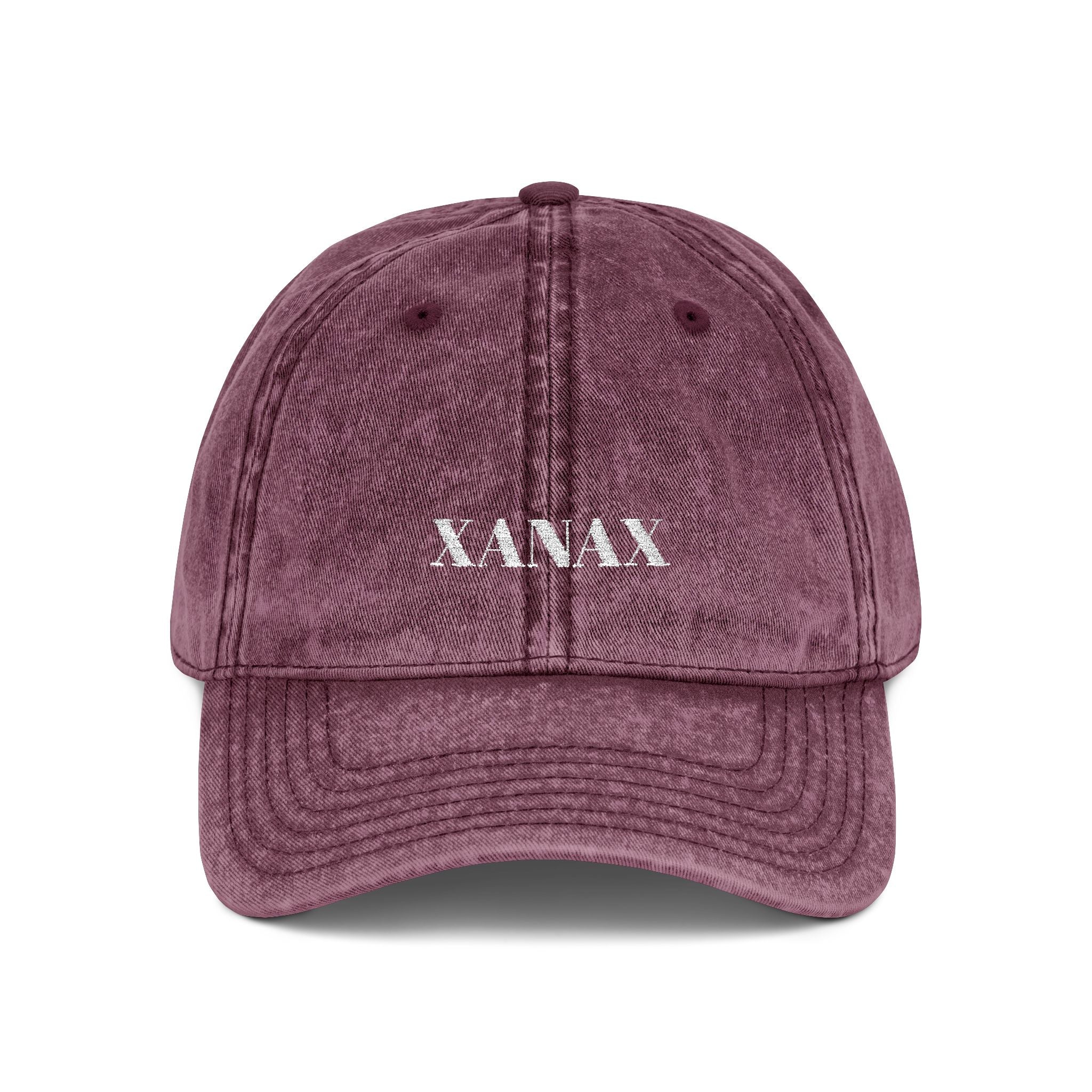 VINTAGE EMBROIDERED CAP - XANAX