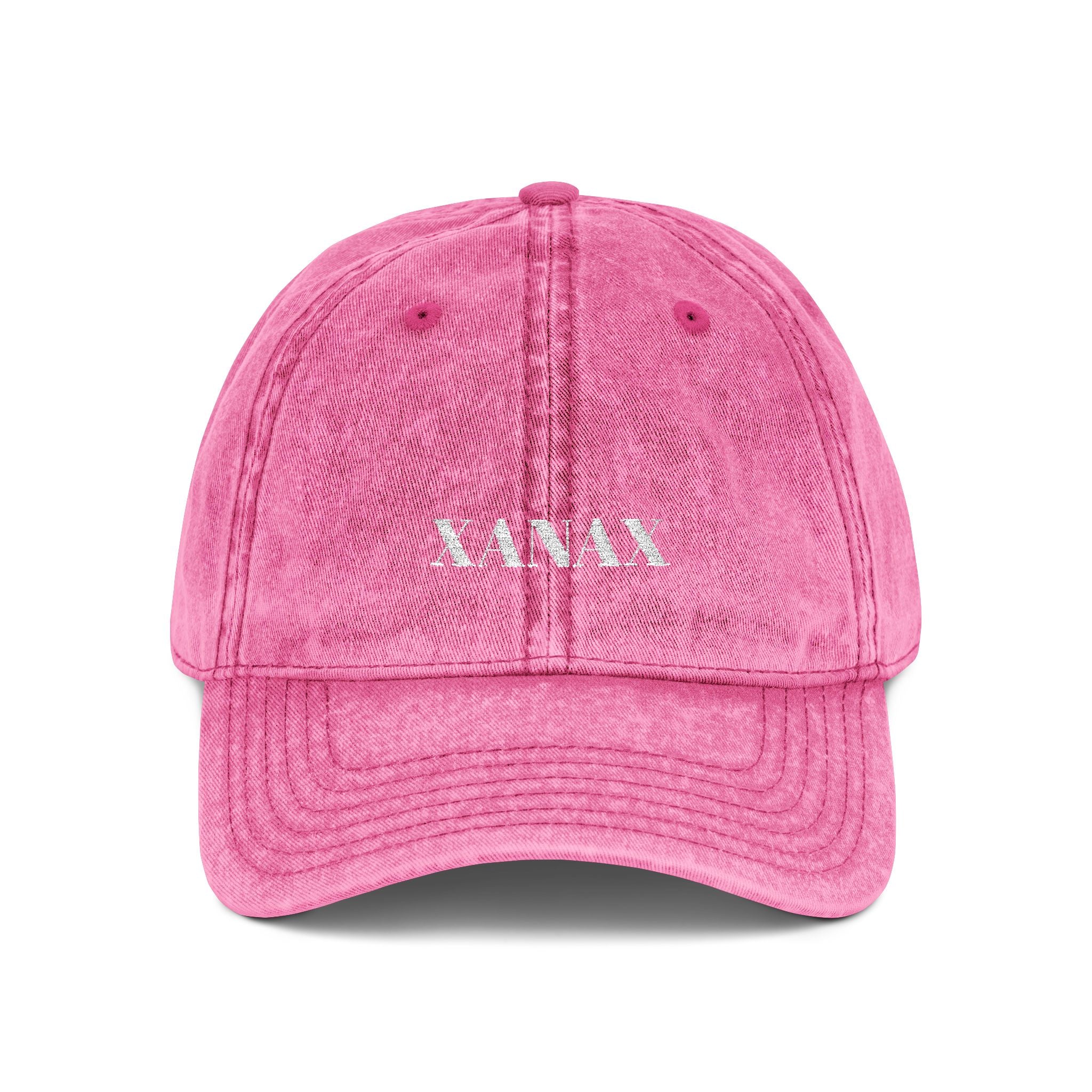 VINTAGE EMBROIDERED CAP - XANAX