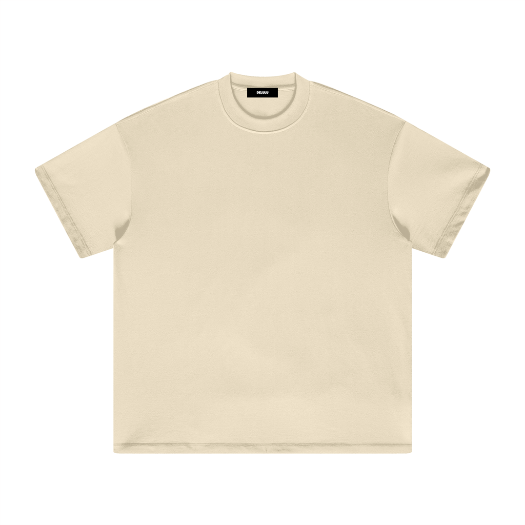 UNISEX HEAVYWEIGHT EARTH TONE T-SHIRT MILK TEA