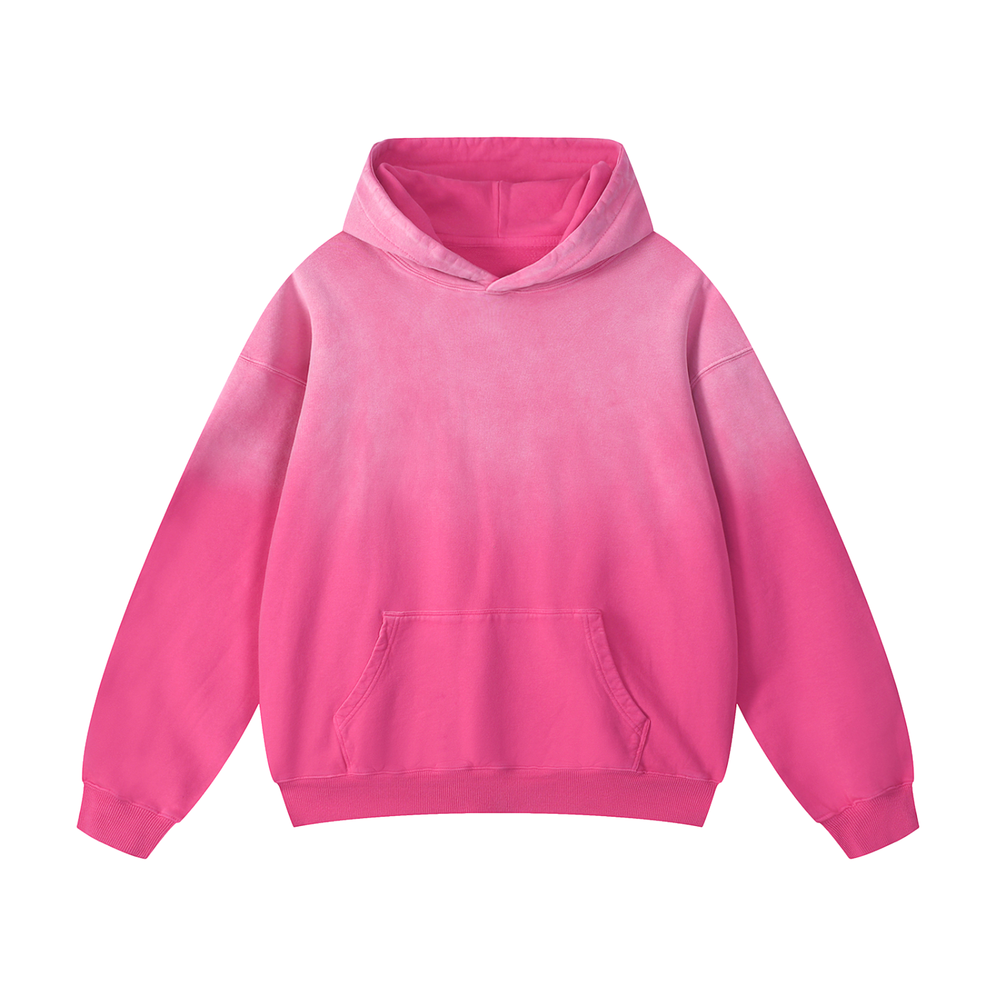 PREMIUM UNISEX BASIC SUNFADE HEAVYWEIGHT OVERSIZED HOODIE PINK