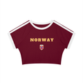 WOMEN'S CROP T-SHIRT WORLD CUP - NORWAY