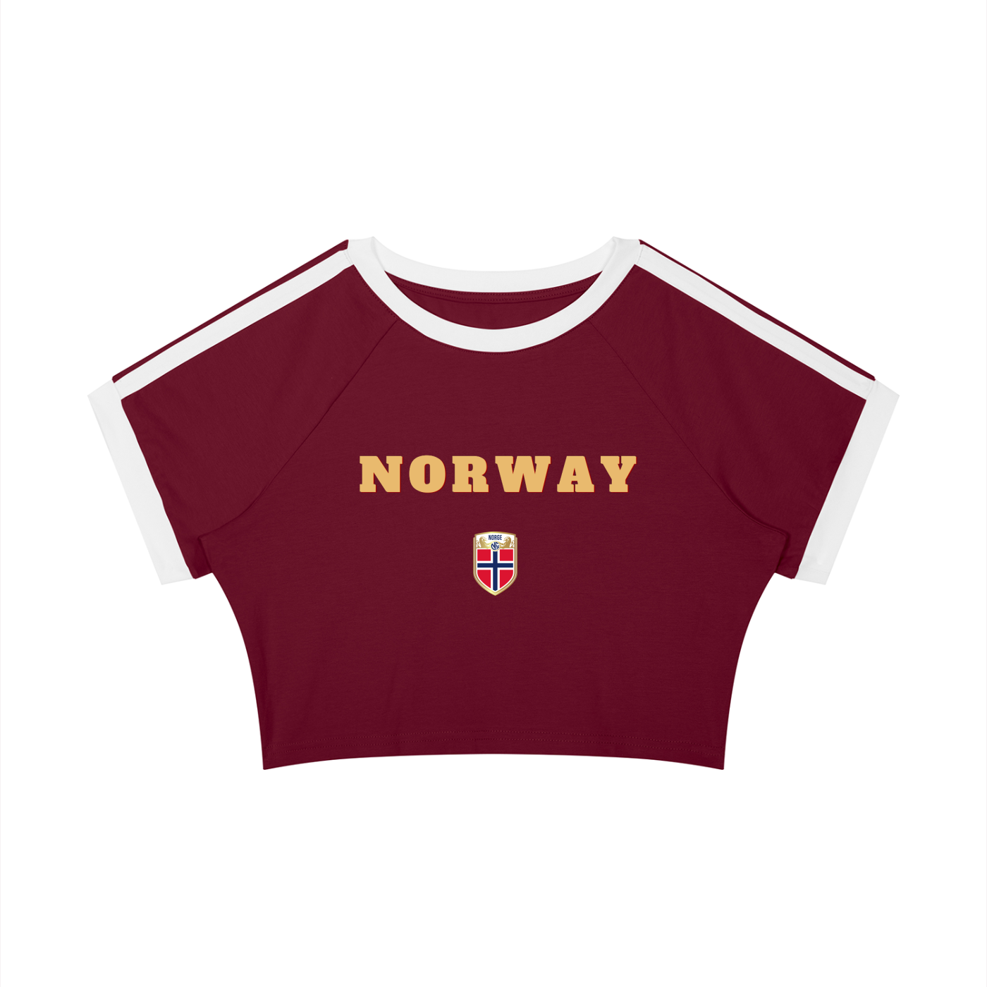 WOMEN'S CROP T-SHIRT WORLD CUP - NORWAY