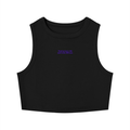 MAIN CHARACTER TIGHT CREWNECK CROP TANK TOP - FIRED MY INNER CRITIC
