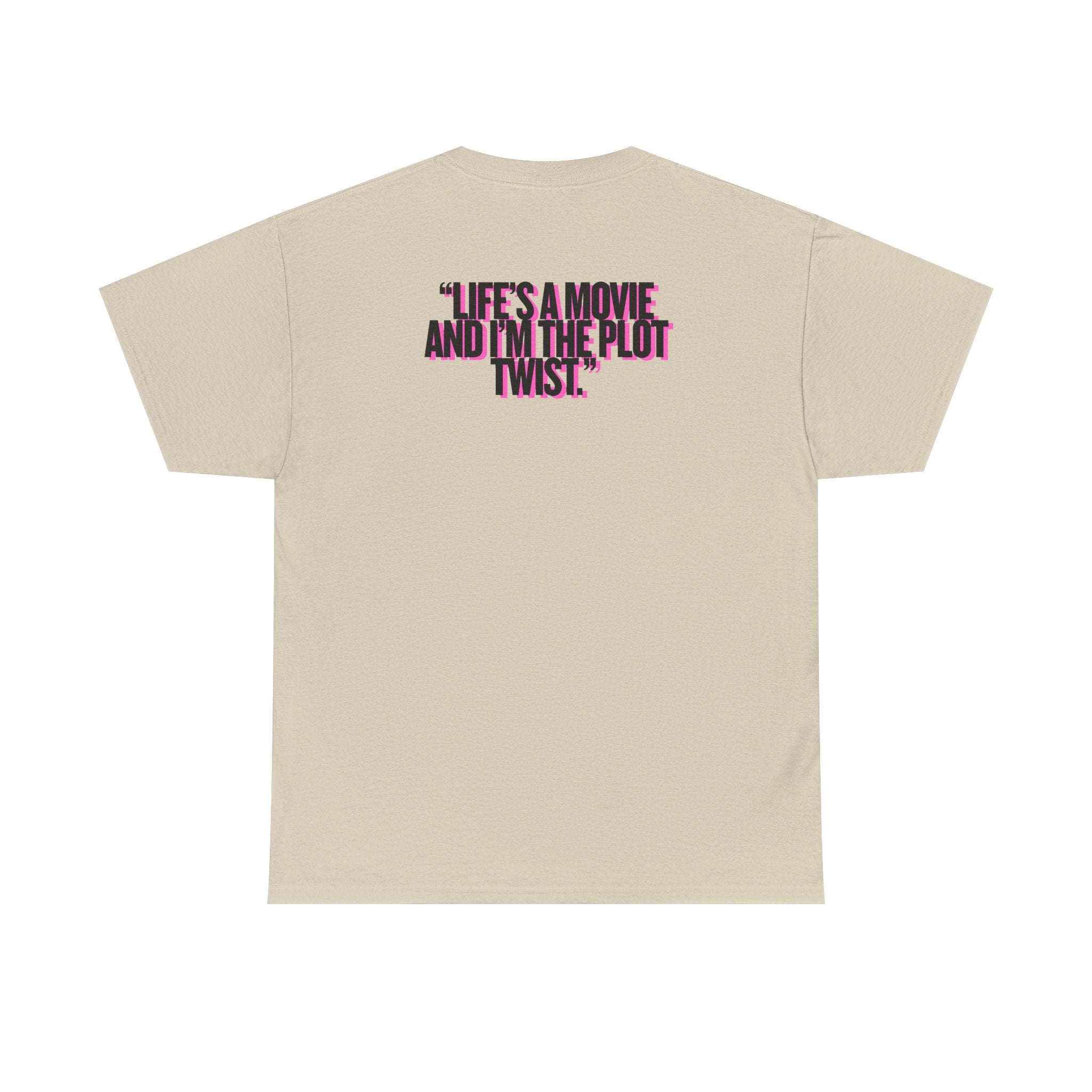 MAIN CHARACTER VIBES TEE - PLOT TWIST BEIGE