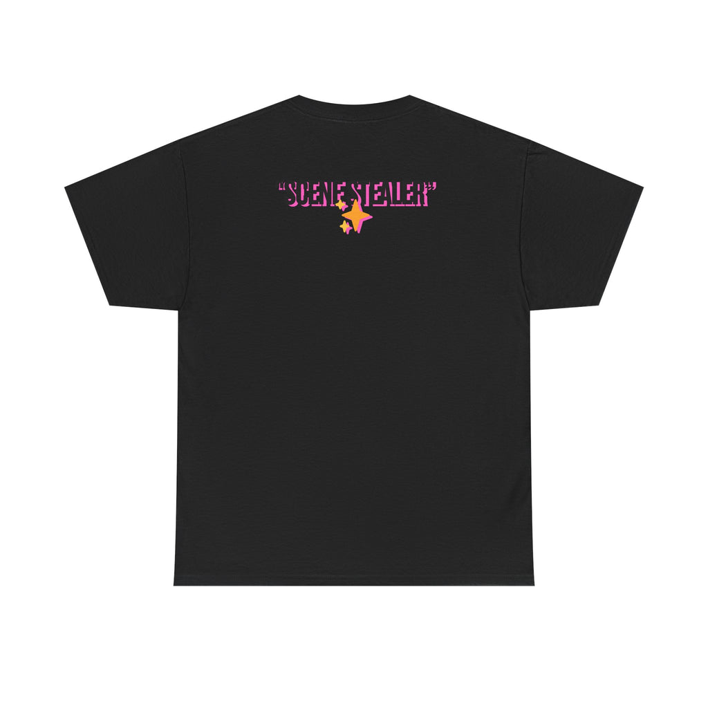 MAIN CHARACTER VIBES TEE - SCENE STEALER BLACK
