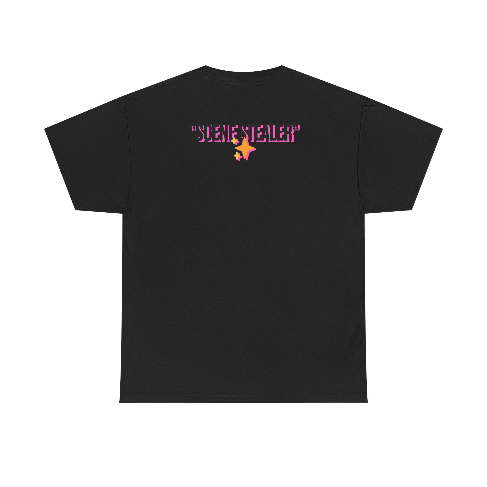 MAIN CHARACTER VIBES TEE - SCENE STEALER BLACK