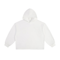 BASIC ESSENTIAL HEAVYWEIGHT OVERSIZED DRAWSTRING HEM HOODIE WHITE