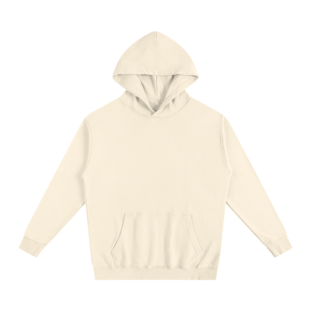BASIC OVERSIZED ESSENTIAL HOODIE APRICOT CREAM