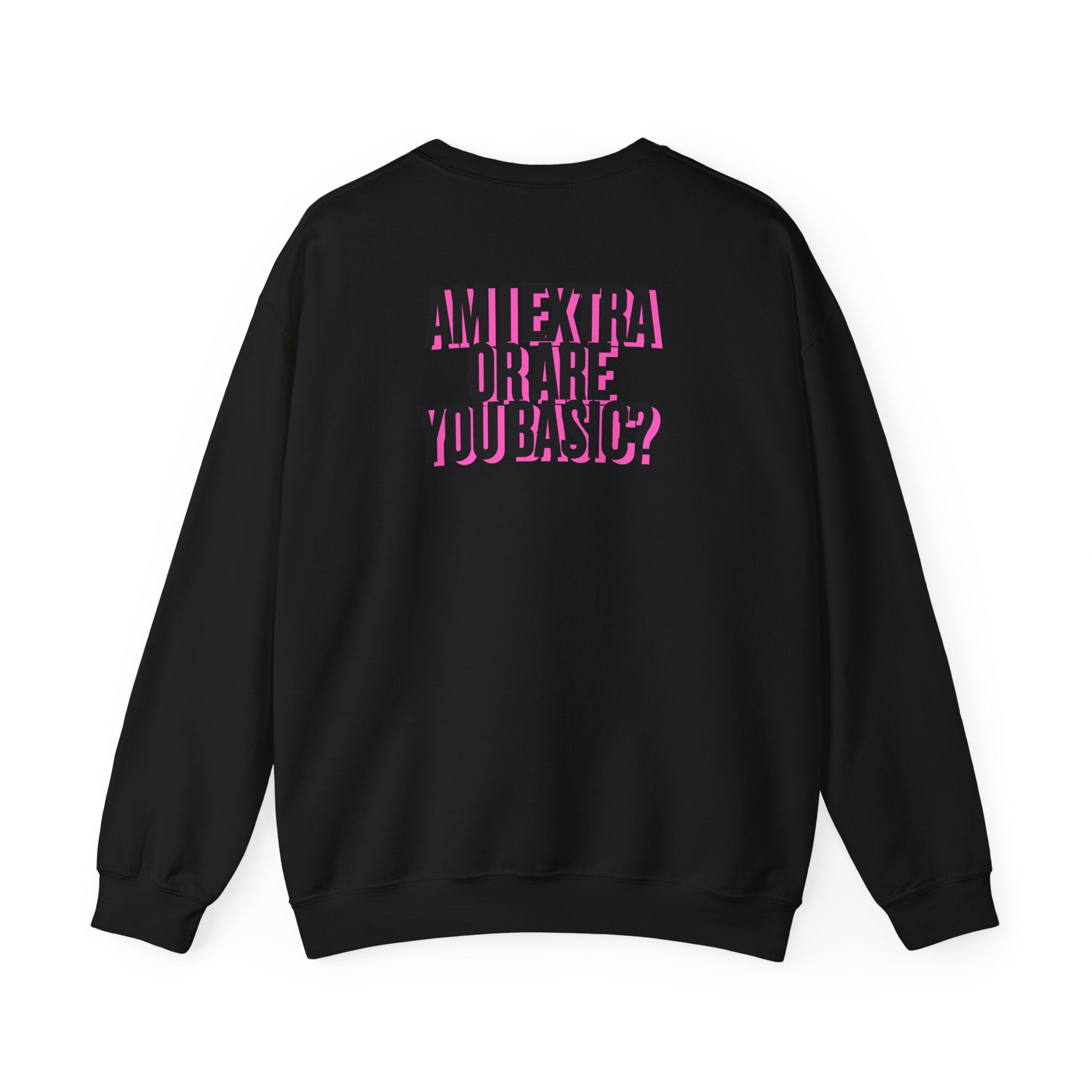 MAIN CHARACTER VIBES SWEATER - ARE YOU BASIC? BLACK
