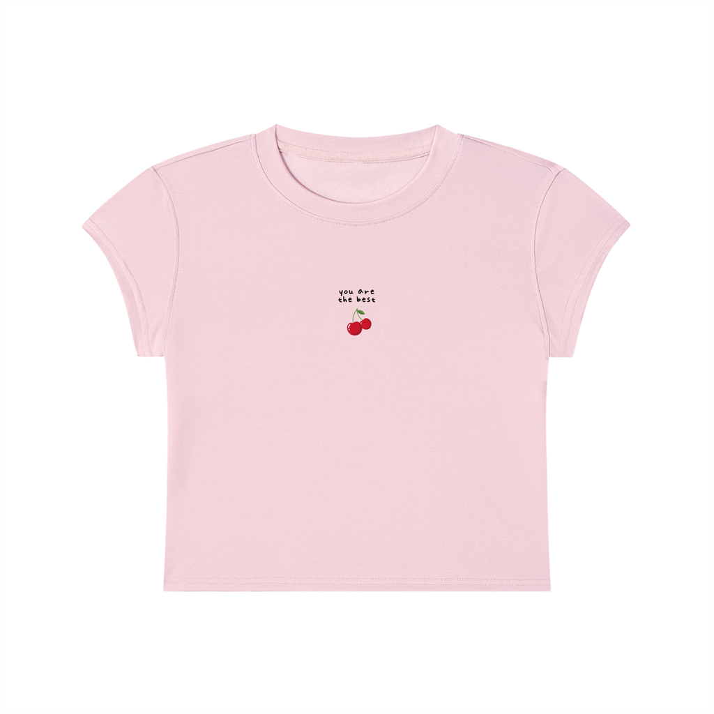 WOMEN`S CROPPED T-SHIRT - YOU ARE THE BEST