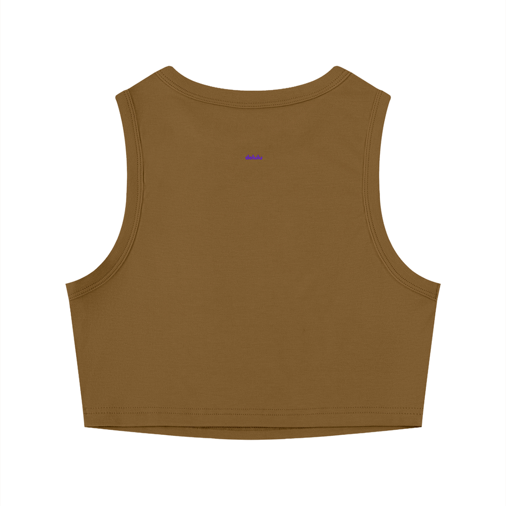MAIN CHARACTER TIGHT CREWNECK CROP TANK TOP -  APOLOGY NOT FOUND