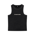 SNOW WASHED TANK TOP BLACK PARIS GOOD FOR ADULTERY.