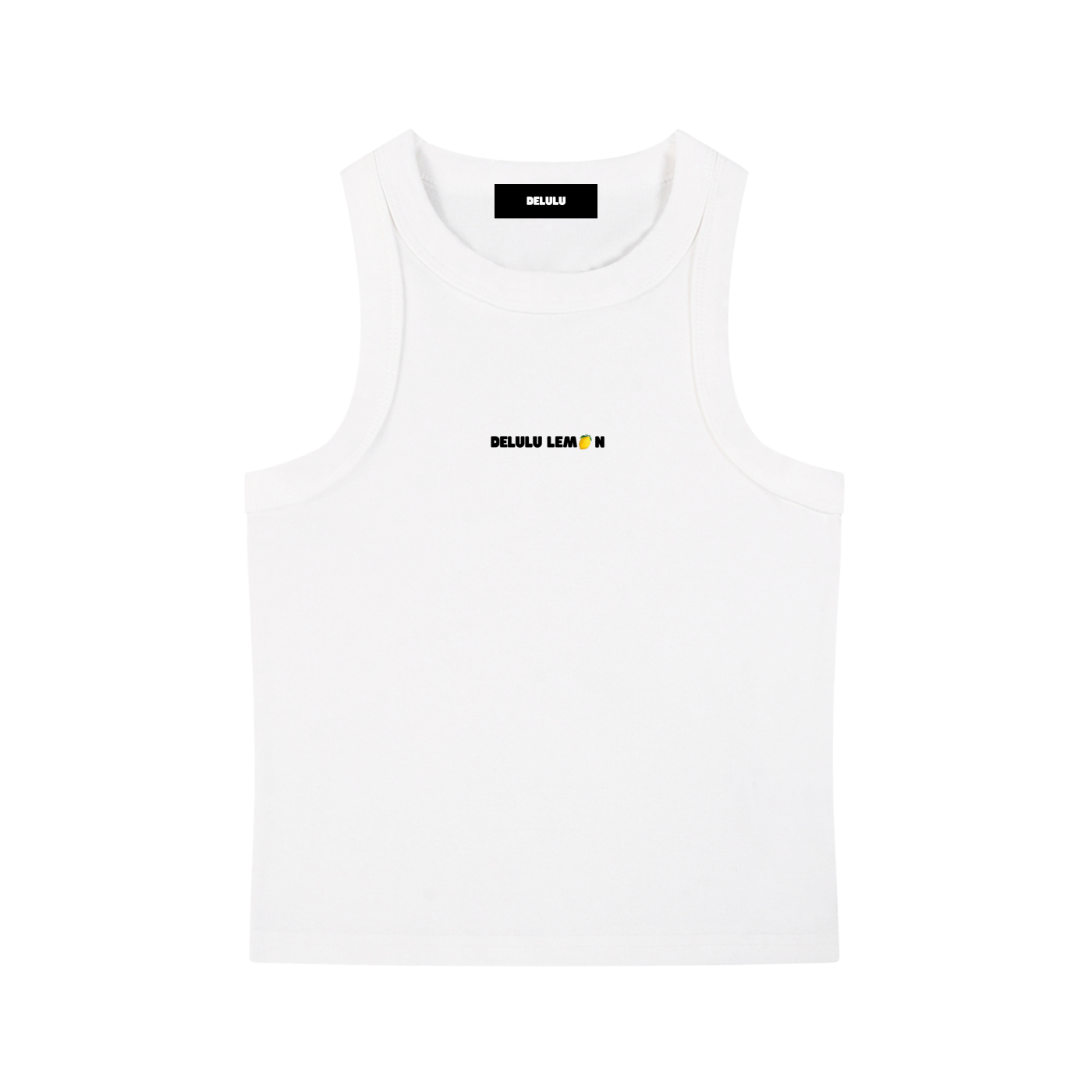 SNOW WASHED TANK TOP DELULU LEMON