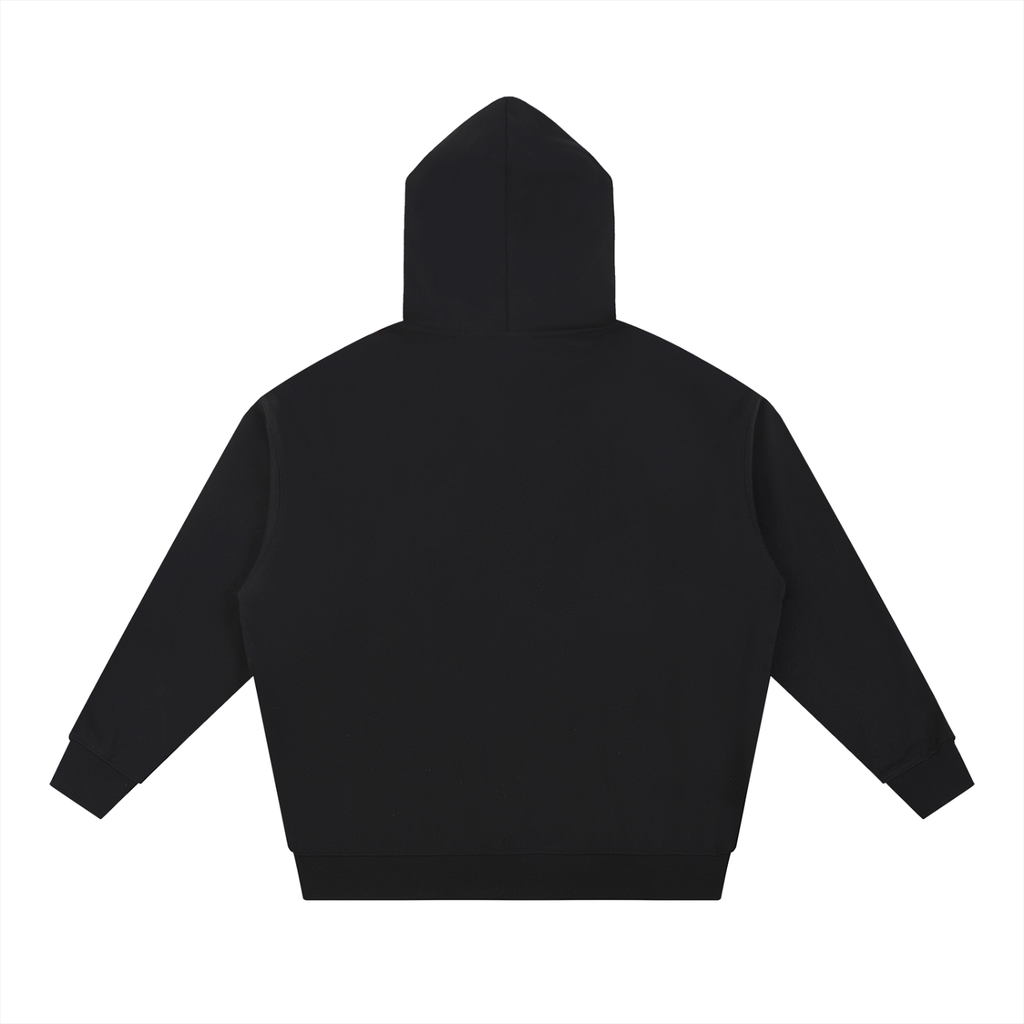 ESSENTIAL HEAVYWEIGTH HOODIE UNISEX - BLACK