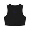 MAIN CHARACTER TIGHT CREWNECK CROP TANK TOP - I'LL DO WHATEVER I WANT WHENEVER I WANT