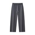 WOMAN ESSENTIAL STRAIGHT-LEG SWEATPANTS  - CHARCOAL GRAY