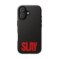 IPHONE CASE (15 - 17) - SLAY (BLACK&RED)