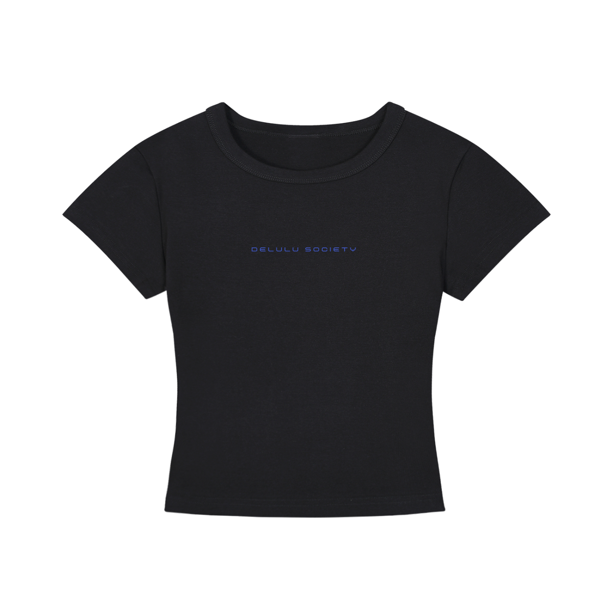 WOMEN'S CROPPED T-SHIRT - DELULU SOCIETY