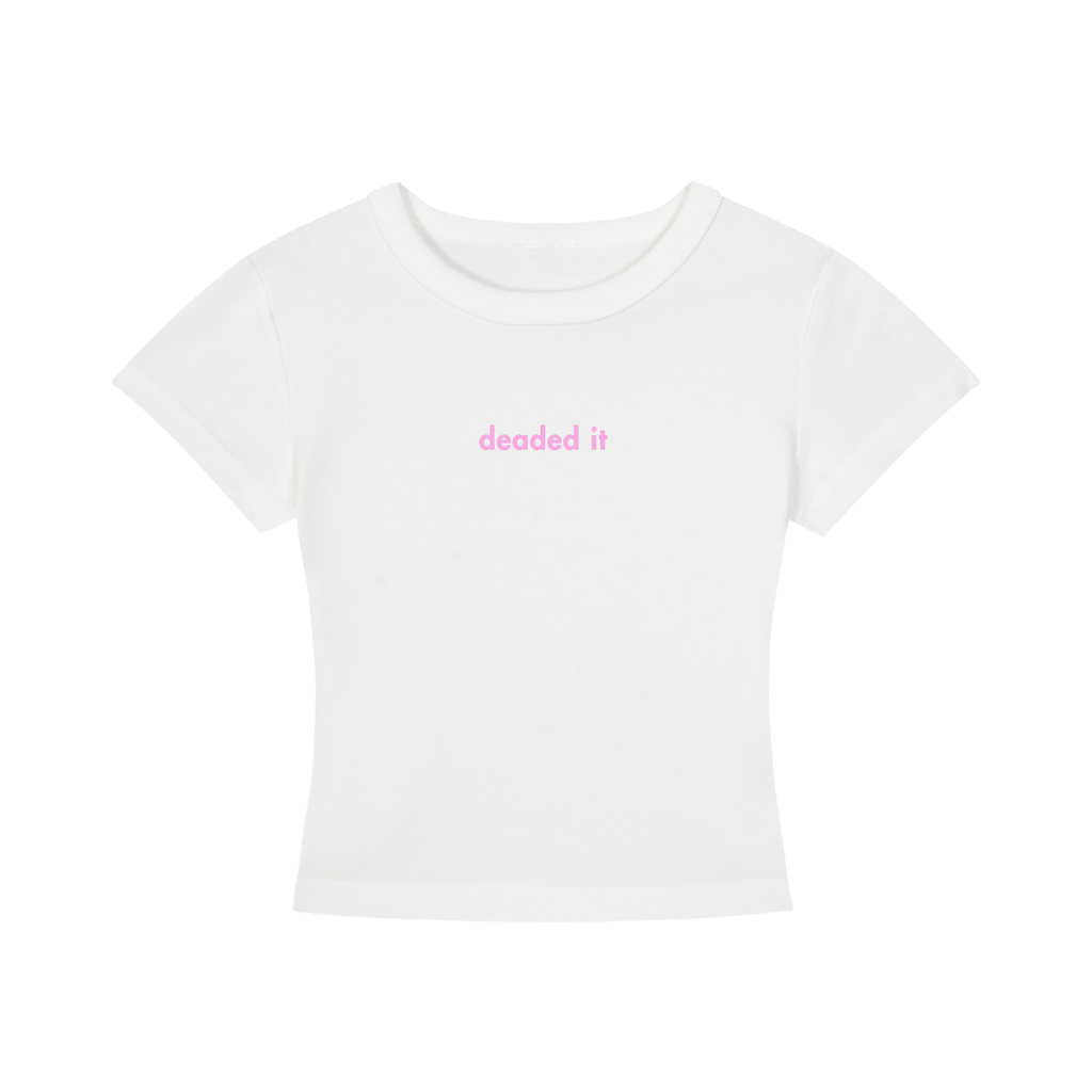 WOMEN'S CROPPED T-SHIRT - DEADED IT