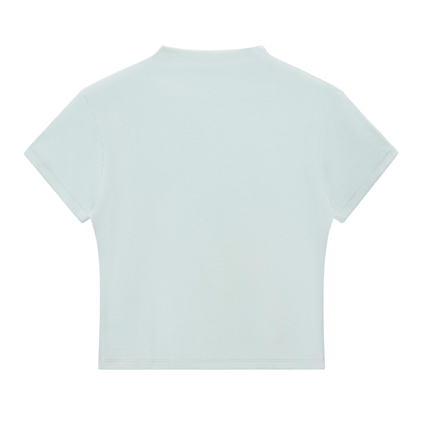 BASIC SLIM FIT WOMEN MOCK NECK T-SHIRT