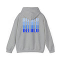 STATEMENT HOODIE DELULU DELULU DELULU - BABY BLUE & BLUE