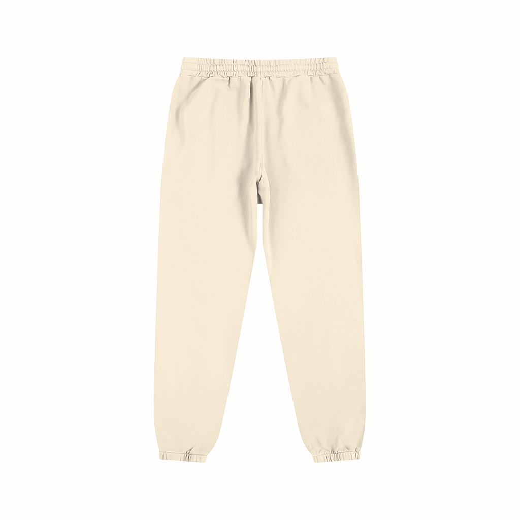 BASIC ESSENTIAL SWEATPANTS APRICOT CREAM