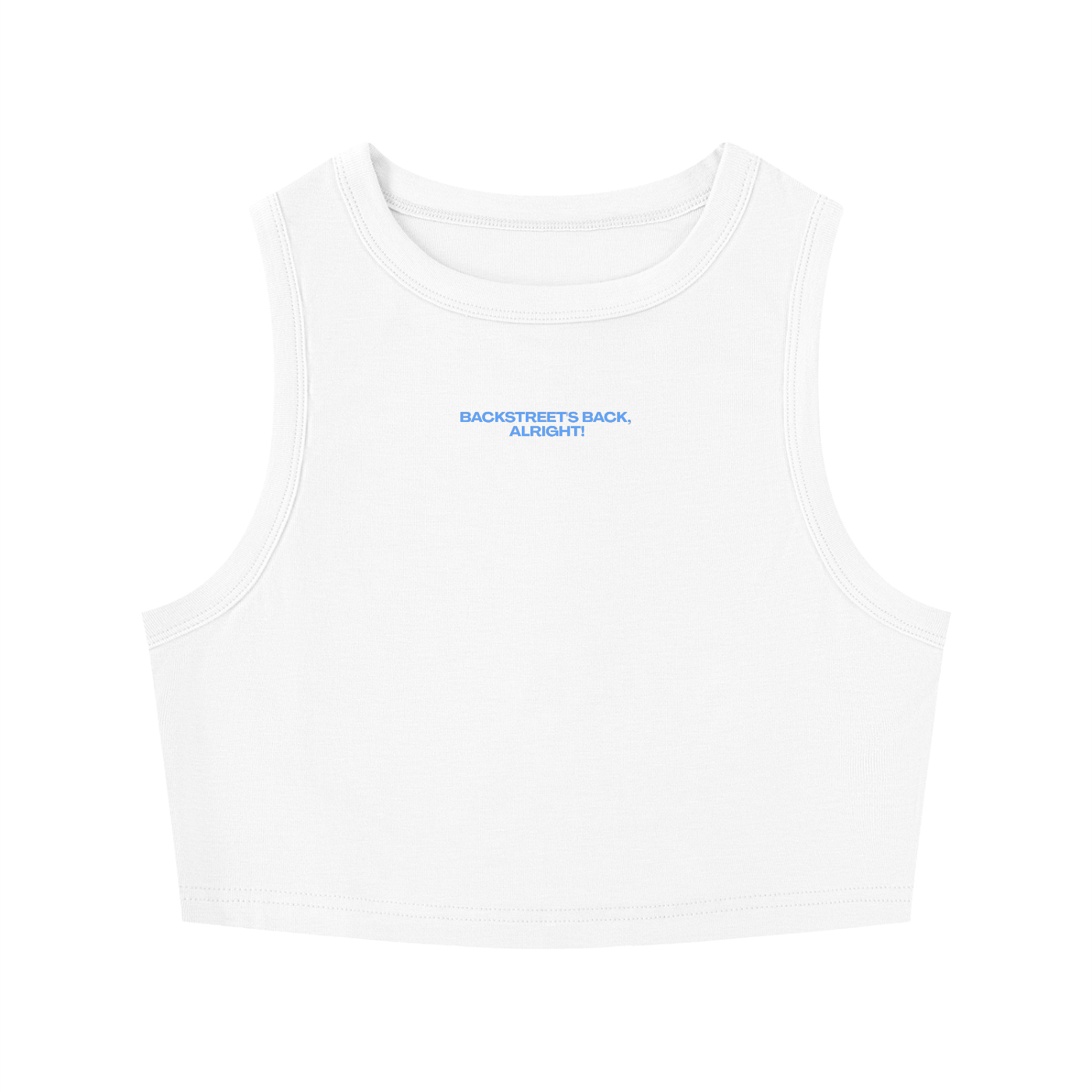 WOMEN'S TIGHT CREWNECK CROP TANK TOP - HOMECOMING DÜSSELDORF - BACKSTREET'S BACK, ALRIGHT!