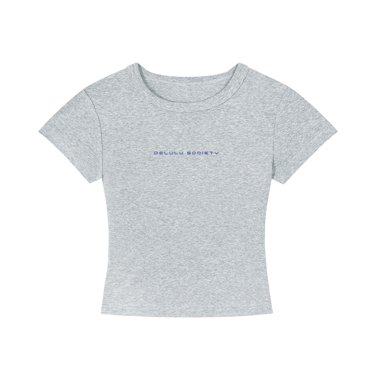 WOMEN'S CROPPED T-SHIRT - DELULU SOCIETY