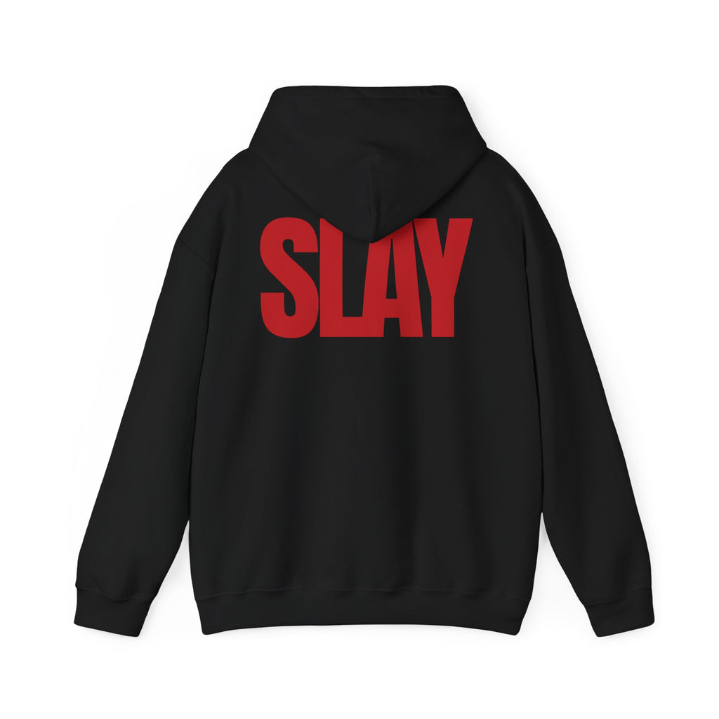 STATEMENT HOODIE - SLAY BLACK/RED