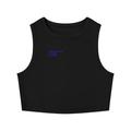 MAIN CHARACTER TIGHT CREWNECK CROP TANK TOP -  RECLAIMING MY TIME