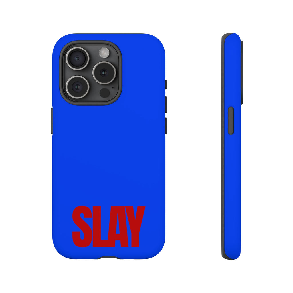 IPHONE CASE (15 - 17) - SLAY (BLUE&RED)