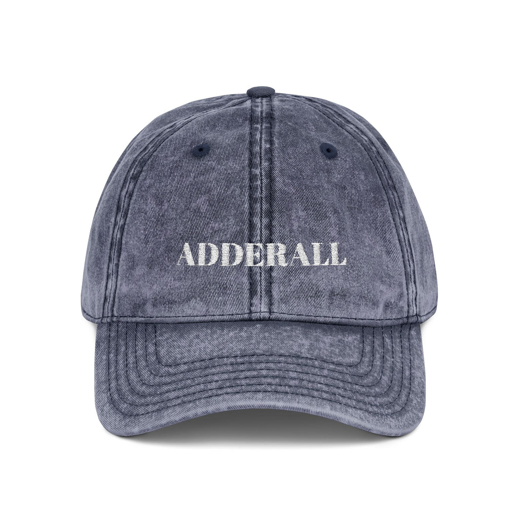 VINTAGE EMBROIDERED CAP - ADDERALL