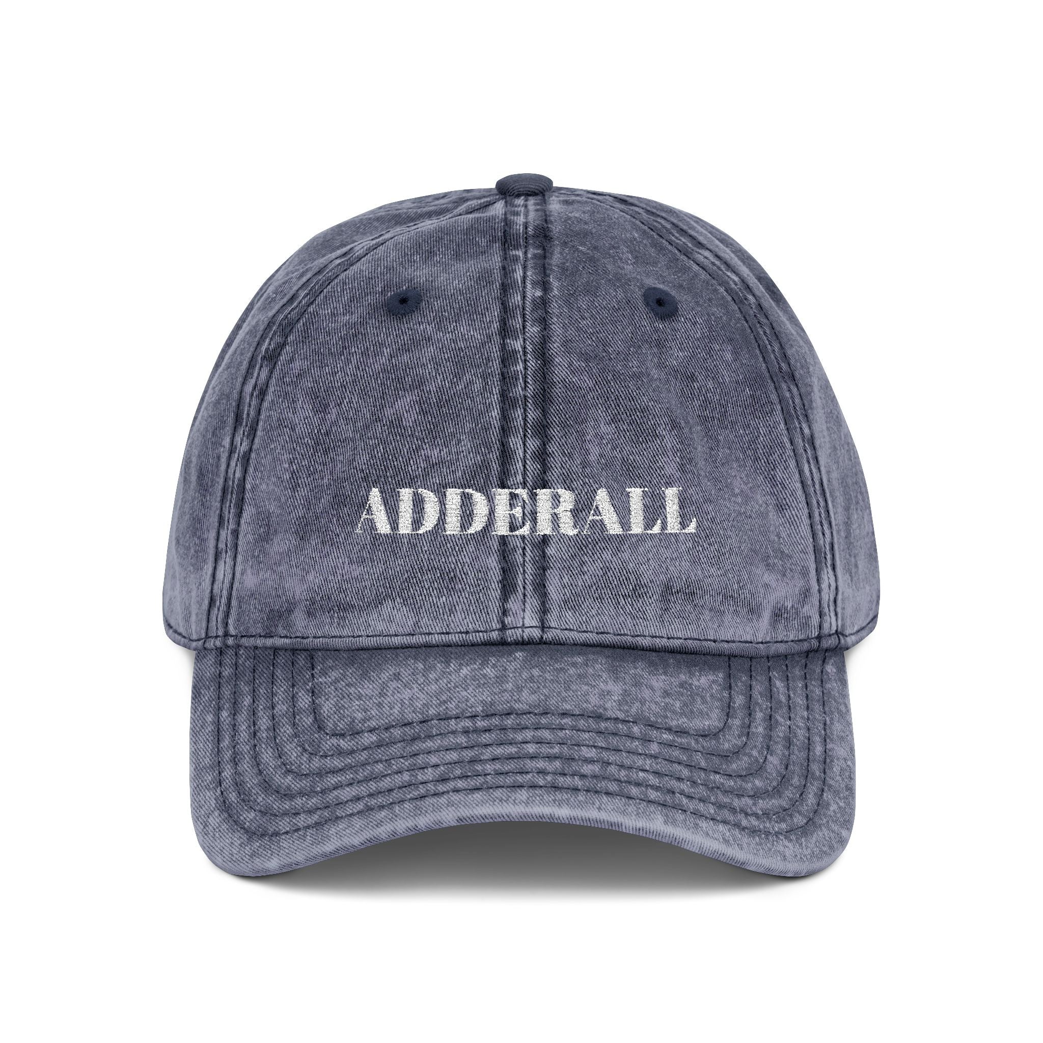VINTAGE EMBROIDERED CAP - ADDERALL