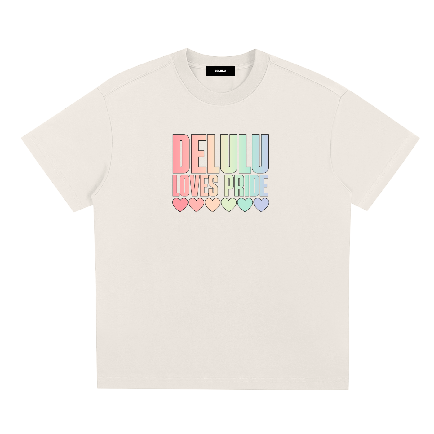 PRIDE LOOSE FIT UNISEX T-SHIRT - DELULU LOVES PRIDE