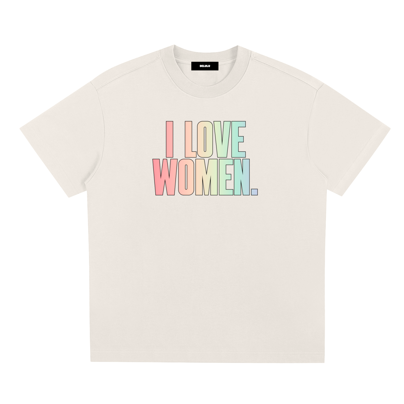 PRIDE LOOSE FIT UNISEX T-SHIRT - I LOVE WOMEN