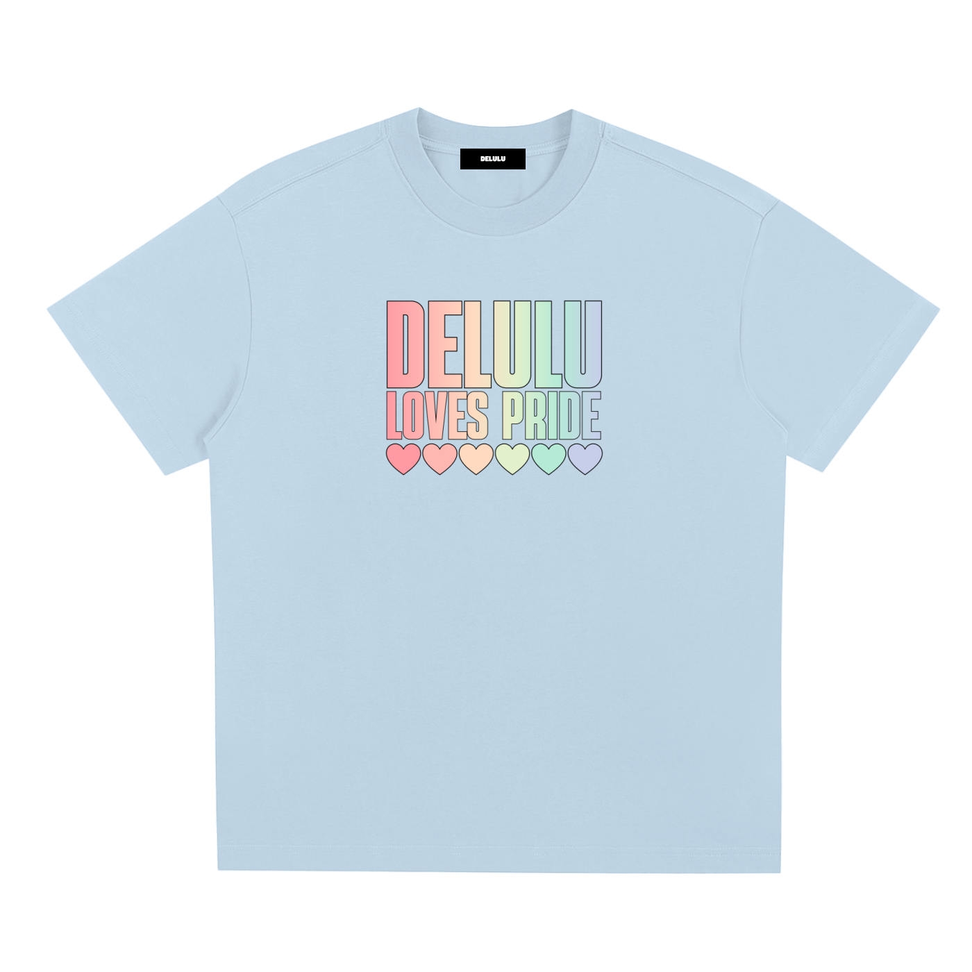 PRIDE LOOSE FIT UNISEX T-SHIRT - DELULU LOVES PRIDE