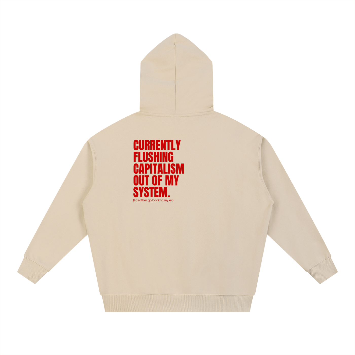 QUITTERS CLUB ESSENTIAL HEAVYWEIGHT HOODIE - OUT OF MY SYSTEM